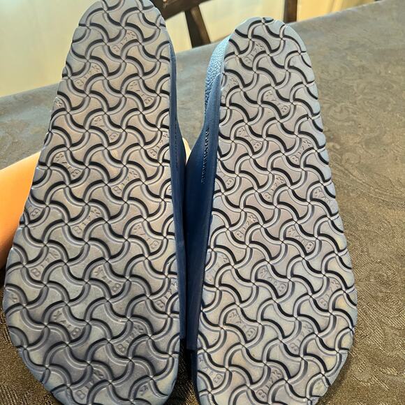 Birkenstock navy sandals for men size 10 - Picture 8 of 9